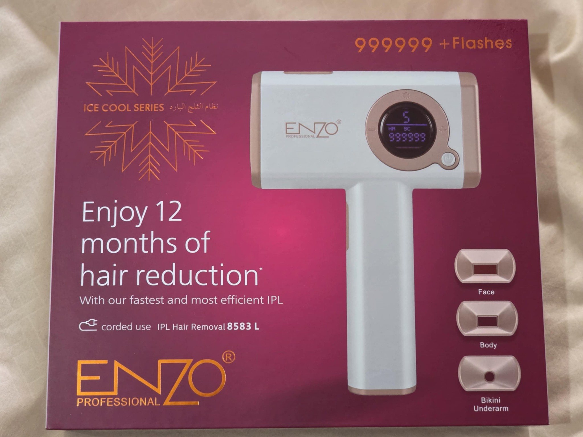 Laser Hair Removal ENZO 8583L